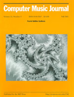 Volume 25 Issue 3 | Computer Music Journal | MIT Press