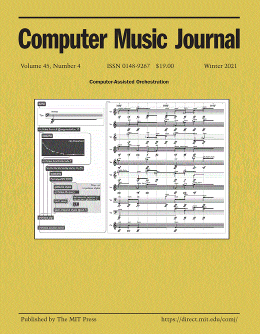 Volume 45 Issue 4 | Computer Music Journal | MIT Press